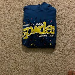Blue Sp5der Hoodie