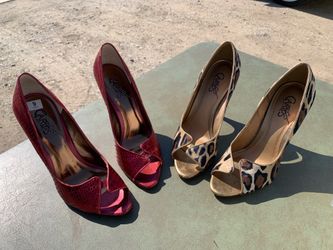 Heels, sz: 9 made in Brazil !   Chino, ca