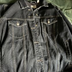 Black  Denim  Jacket 