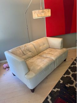 2 leather loveseats