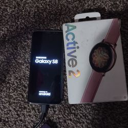 Both Are Brand New Active 2 Samsung Watch Samsung 8 Plus Thin