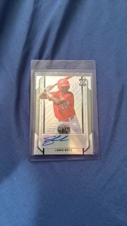 Lonnie White autographed card BA-LW1