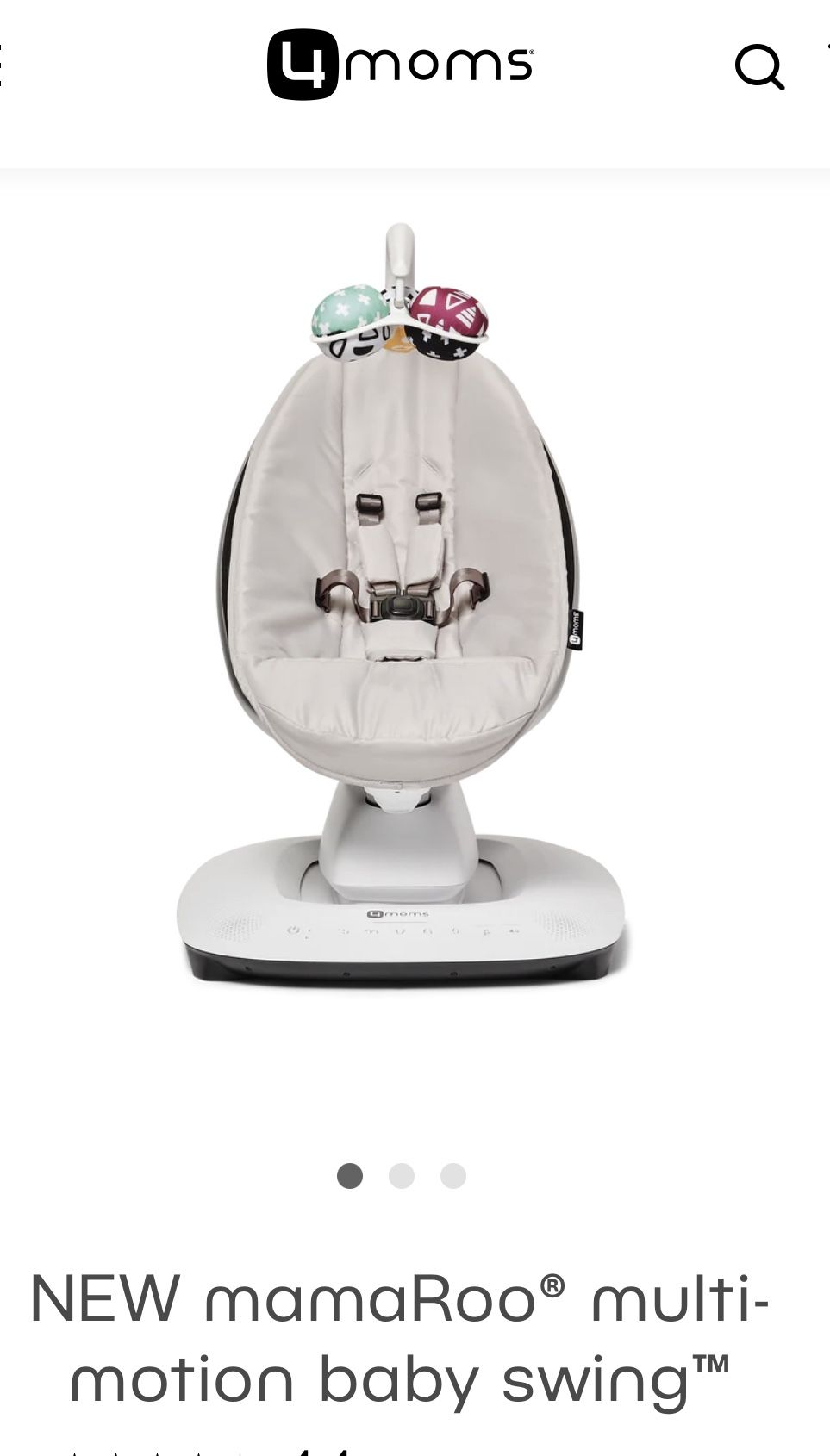 4Moms MamaRoo Multi Motion Baby Swing