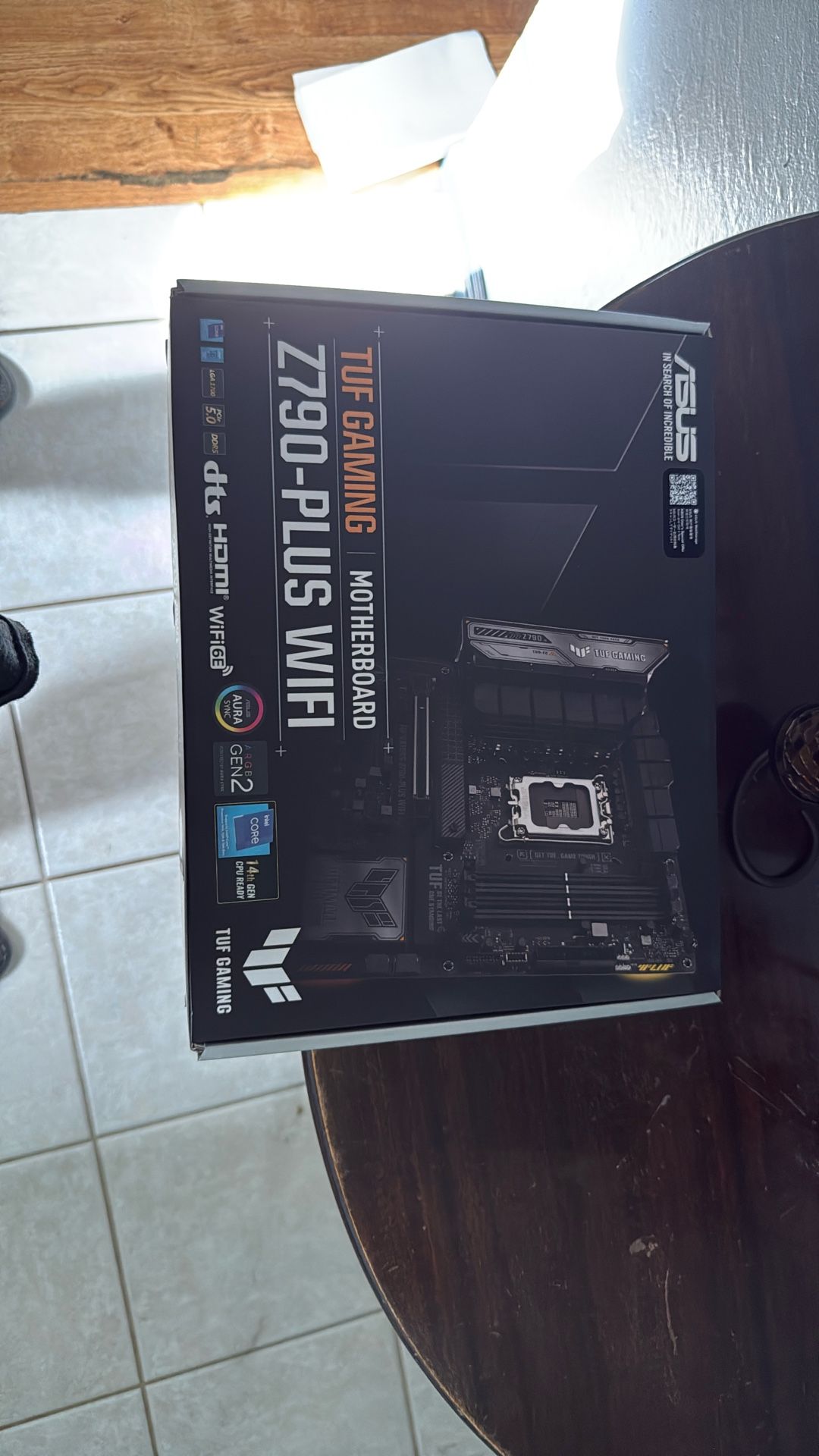 Asus TUF Gaming Motherboard And 750 Walt Power Supply With Rgb
