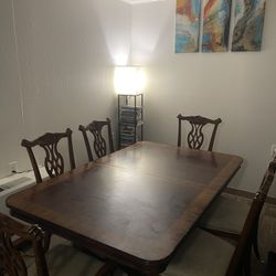 Wooden Dining Table Set (8 Seats) Extendable 
