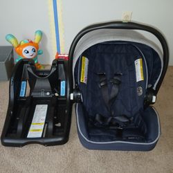 Carseat/stroller Travel System and Bouncer