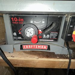 Craftsman 10” Table Saw