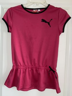 Girls two Puma outfits top- New-Size M (10-12)