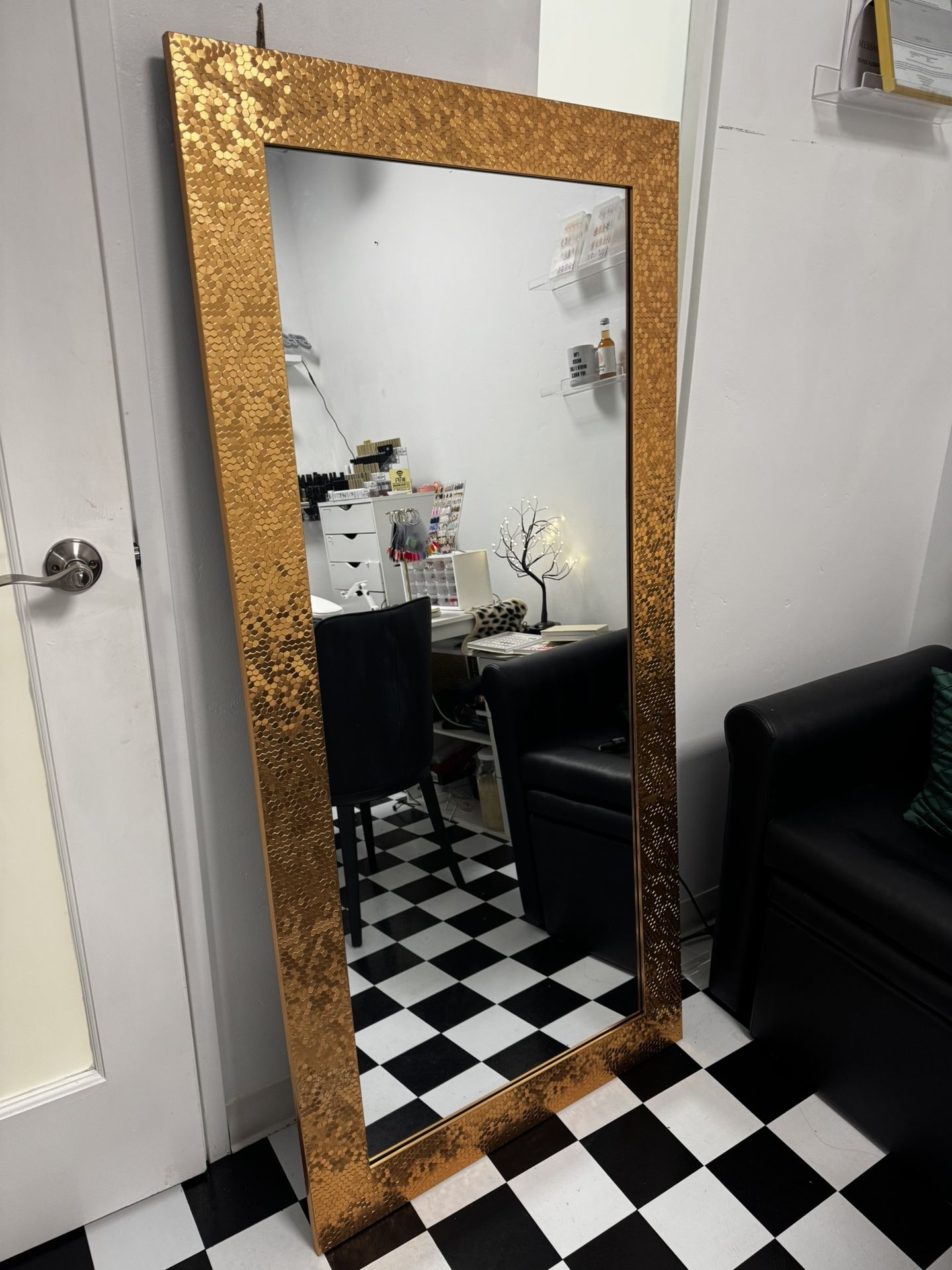 Copper Gold Mosaic Mirror