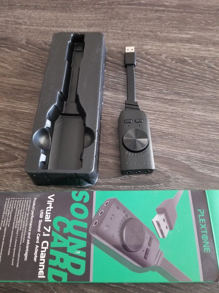 USB 7.1 Channel Sound Card, Brand new