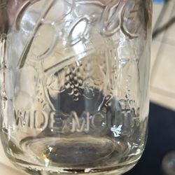 Vintage Ball Wide Mouth Glass jars