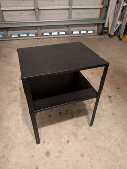 Ikea black nightstands