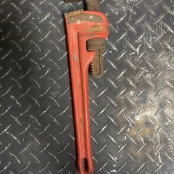 Ridgid 14” Pipe Wrench - Llave de tubo de 14 pulgadas 