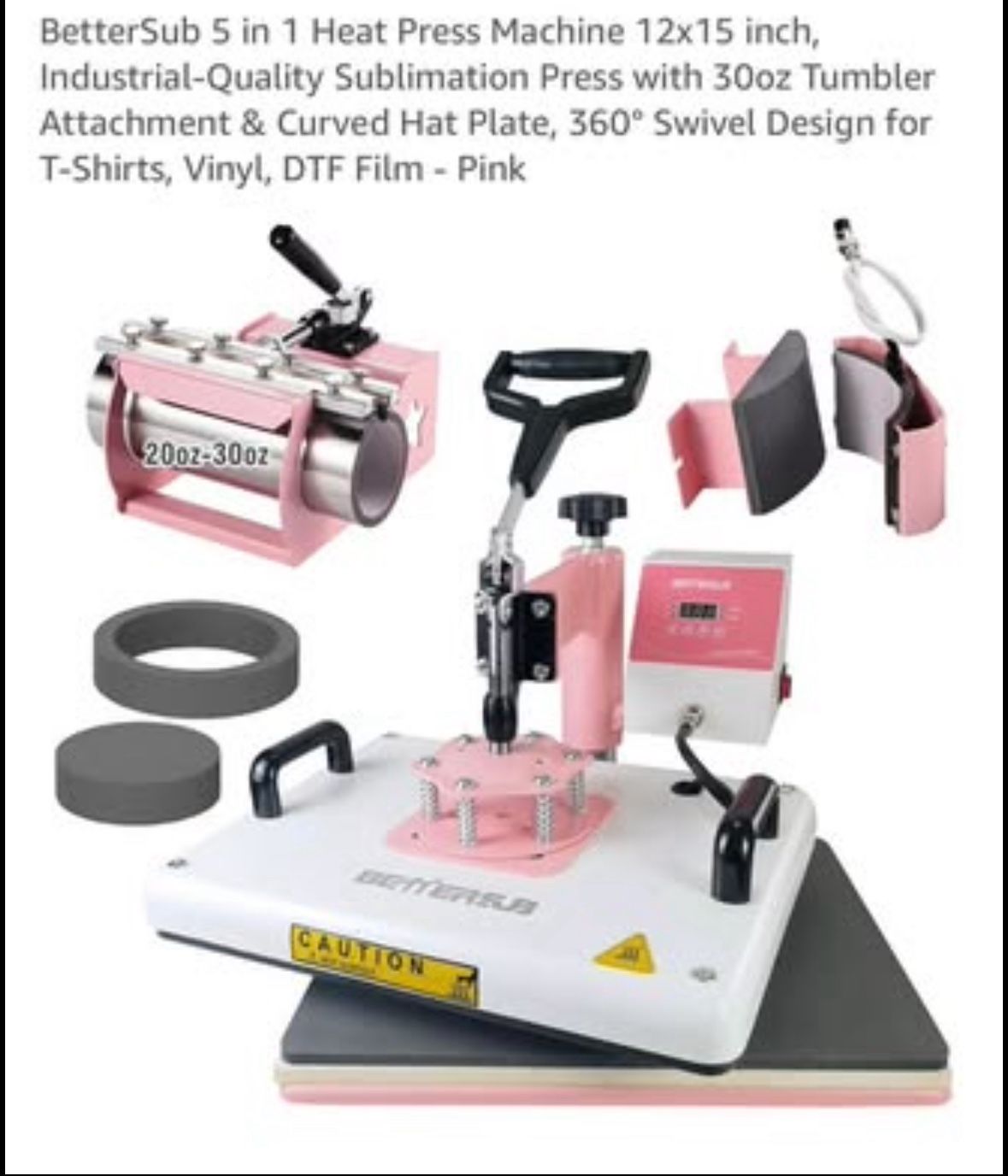 Heat Press Machine with Tumbler