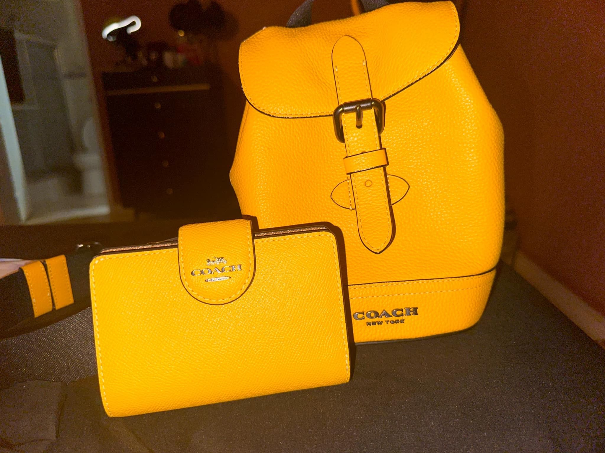 Coach Mini Back Pack With Wallet