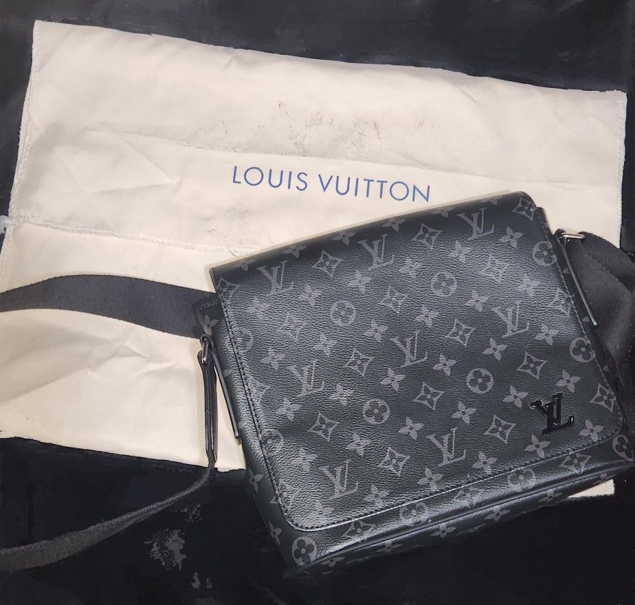 Louis Vuitton District PM Monogram Eclipse Messenger Bag