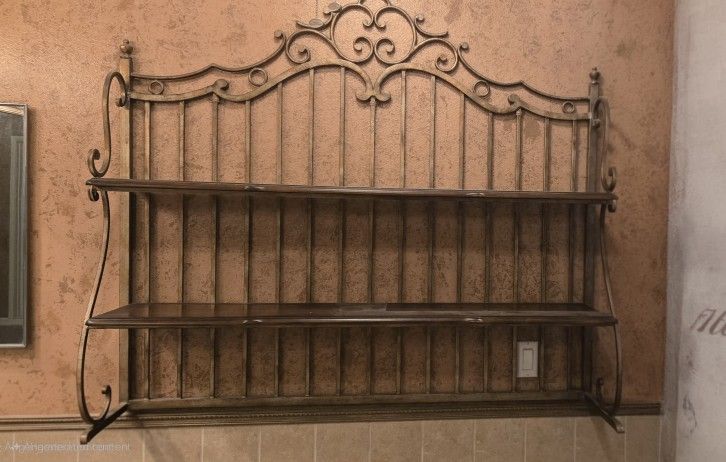 Large, Solid Wood Credenza/Shelf