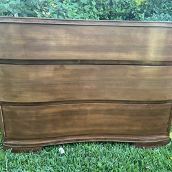 Restored Mid-century Mahogany 3-drawer Dresser.