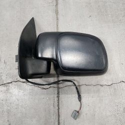 LH Driver Side Black Power Mirror for 1(contact info removed) Ford F-250 350-550 Super Duty