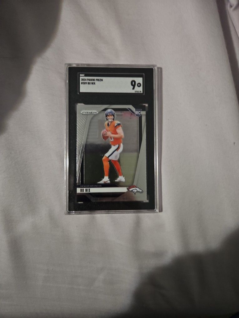 Bo Nix Silver Prizm Rookie