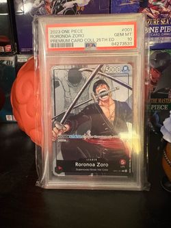 Roronoa Zoro OP01-001 25th Edition PSA 10 – One Piece TCG