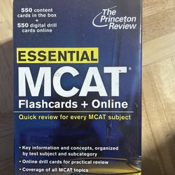 Essential MCAT Flashcards Princeton Review