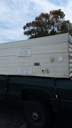 Slide in truck bed camper