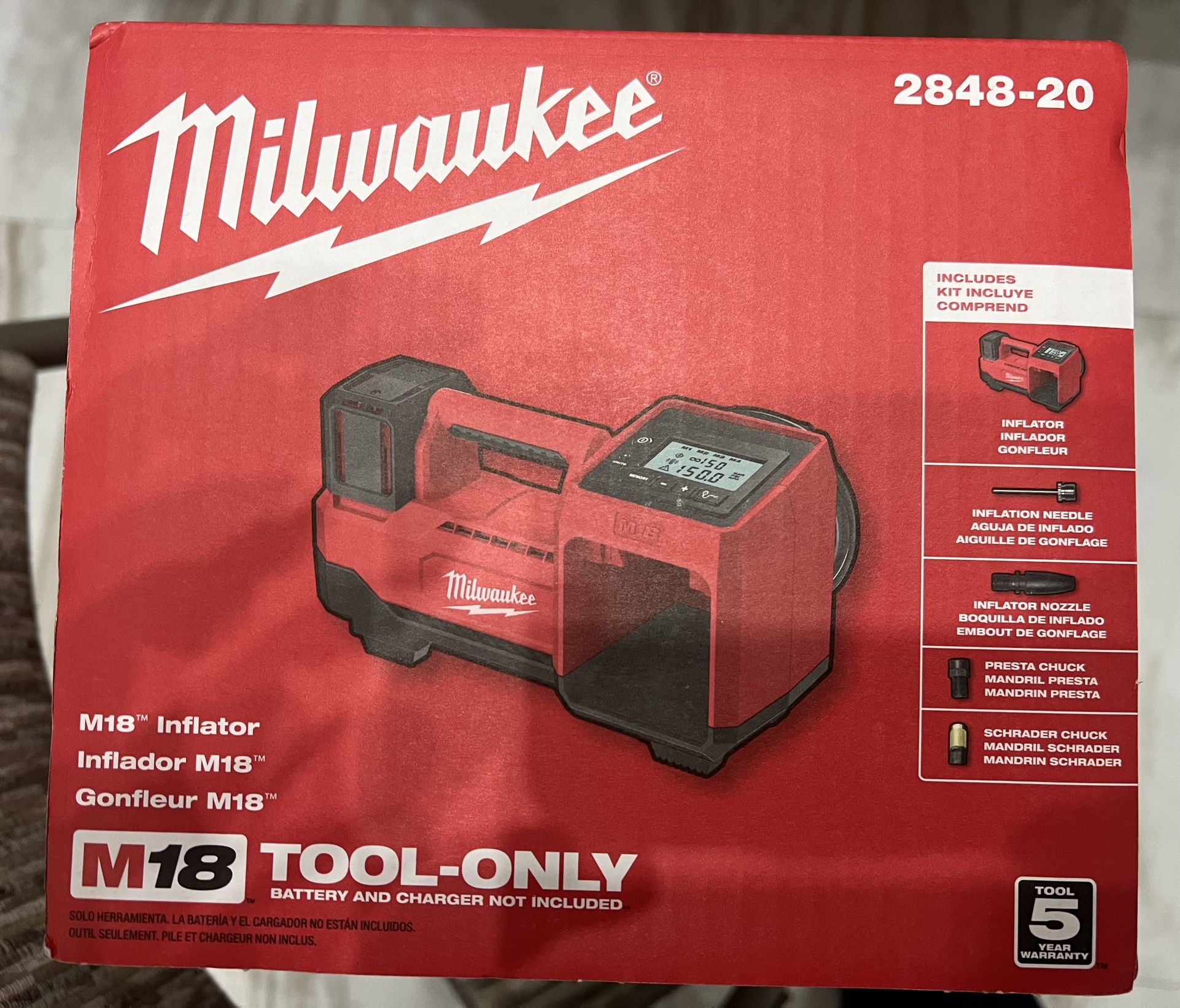 Milwaukee Inflator M-18