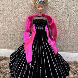 Barbie Happy Holidays Doll In Black Dress