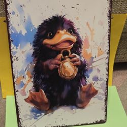 Harry Potter Fantastic Beasts Niffler Baby Sign Tin
