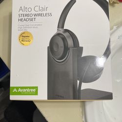 Brand New alto Clair Stereo Wireless Headset 