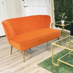Orange Stylish Sofa