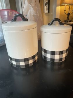 Buffalo Check Canisters Hobby Lobby