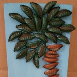 Bottle Cap Art, Palm Tree