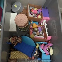 lol Doll House And Pieces From Other Packages 