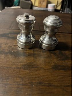 Empire Sterling Silver Salt Shaker and Pepper Mill Set