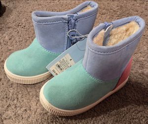Toddler Girls Colorblock Winter Boots Size 6