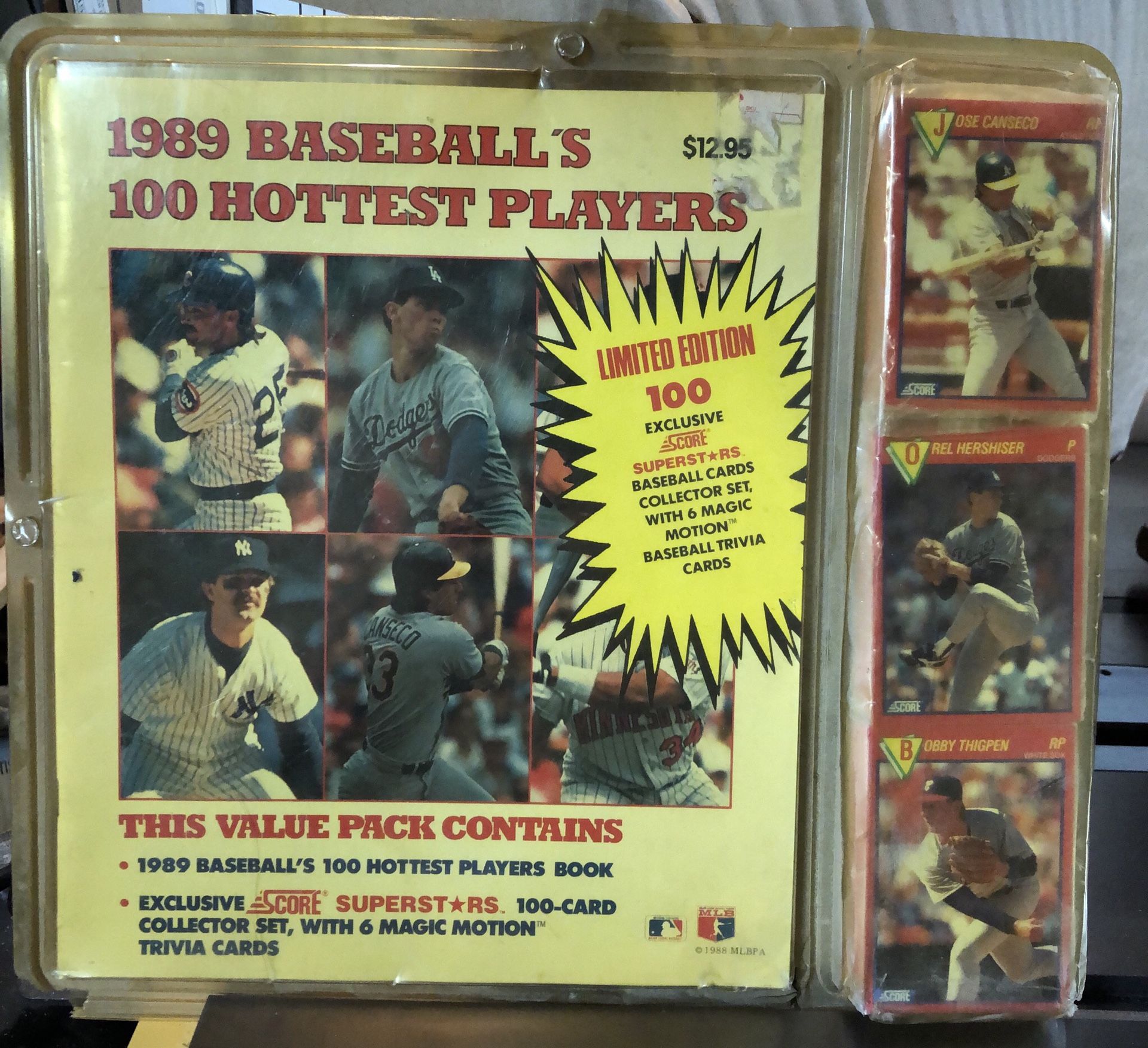1989 - 100 of the Hottest Baseball Player Cards