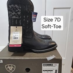 Ariat Soft Toe Boots Size 7
