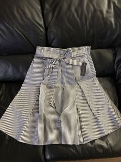 SEE YOU MONDAY los angeles pin stripe skirt