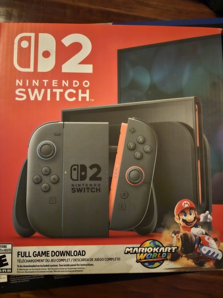 Nintendo Switch 2 Bundle Mario New