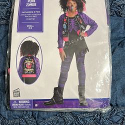 Punk zombie costume 4-6 