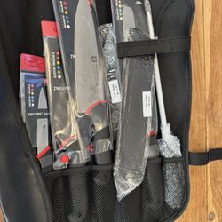 Zwilling Kolor 10-pc Student Culinary Essential Kit Black Han Case