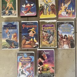 Disney VHS Tapes 