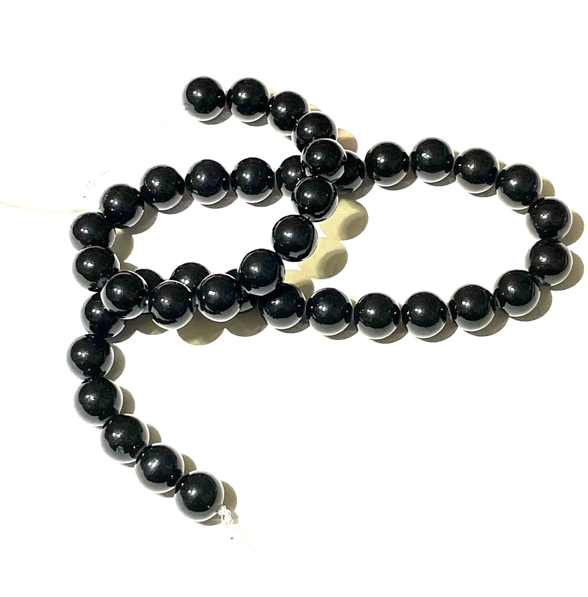 Strand Of 10mm Blue Goldstone Beads