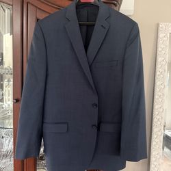 Navy Blue Calvin Klein Slim Fit Suit