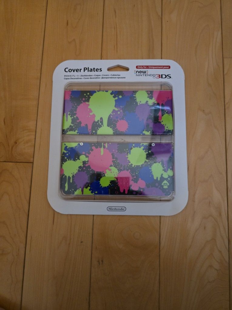 New Nintendo 3ds Cover Plate Splatoon