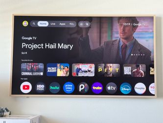 TCL 55 inch Picture Frame Google Smart TV