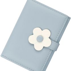 Cute Wallets for Women, Leather RFID Blocking Small Trifold Wallet with ID Window for Girls and Ladies Womens Wallet