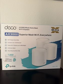 TP-Link Deco X60 AX3000 Mesh Wi-Fi 6 System